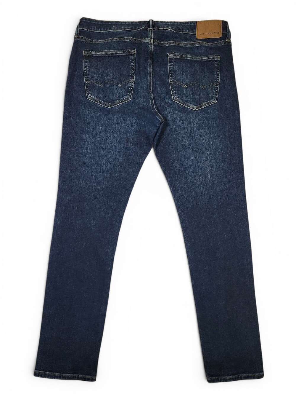 American Eagle Men's Dark Blue Stretch AirFlex+ Jeans Pants Size 30x32 - Picture 8 of 14